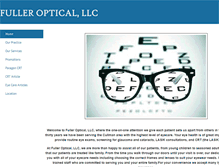 Tablet Screenshot of fulleroptical.com